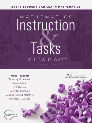 cover image of Mathematics Instruction and Tasks in a PLC at Work&#174;